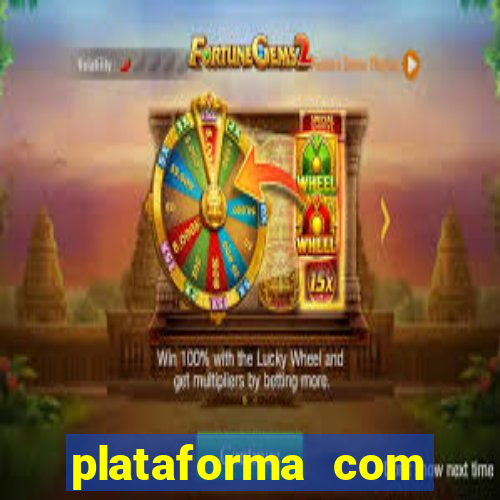plataforma com chuva de dinheiro